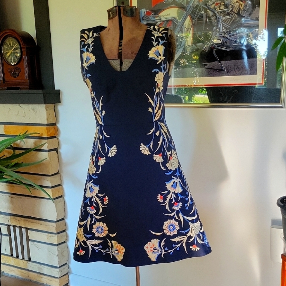 Moulinette Soeurs Dress 2 Navy NWT